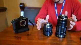 A first look at the Olympus MZuiko 40150mm f28 Pro lens [upl. by Photina540]