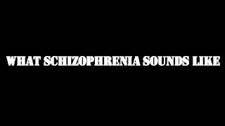 What schizophrenia sounds like [upl. by Neelhsa]