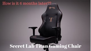 6 Months Later  Secret Lab Titan Gaming Chair Review  Armrest Fix amp Noise [upl. by Aelegna]