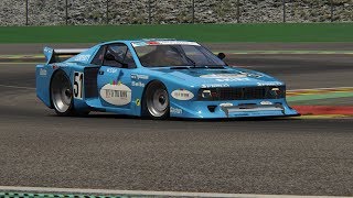 Assetto Corsa  DRM Lancia Beta Montecarlo Div 2 at SpaFrancorchamps [upl. by Sachs]