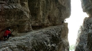 Alpinisteig Sextener Dolomiten  berühmtes Schattenmotiv  Abenteuer Alpin 2012 Folge 82 [upl. by Hastings]