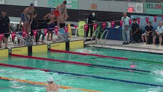 4x100 Men Medley Relay  Heats 1  DLS Lane 9  35749  2024 Open Champ [upl. by Edette]