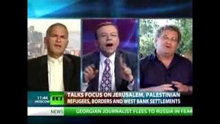 Crosstalk Finkelstein vs Morris  IsraelPalestine Debate [upl. by Ddej]