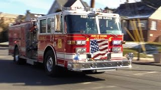 Totowa NJ Fire Department Truck 1 Engine 971 Rescue 4 amp Engine 972 Responding on Union Blvd Jan 16 [upl. by Elocen]