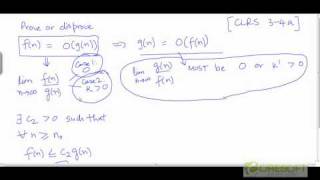 Problem Asymptotic notation properties 1 [upl. by Bainbrudge]