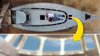 We FINISHED IT ⛵️ Ep50 – Boat Forward Cabin Refit – Sailboat Restoration Project [upl. by Ainnek]