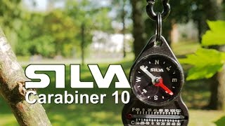 Silva Carabiner 10 Keychain thermometer Compass review [upl. by Weylin]