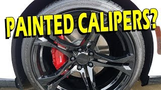 Different Ways to Paint Brake Calipers Vlog [upl. by Cohbert]