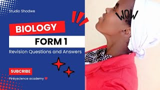 Biology form 1 quick revision Questions and Answers 4 [upl. by Snave]