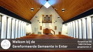 Gereformeerde Gemeente Enter  Ds J IJsselstein  Hooglied 4  Nabetrachting Heilig Avondmaal [upl. by Marlyn]