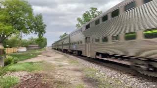 Outbound Metra 213 Passing Riverside IL [upl. by Halfdan555]