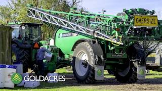 Mark Roberts interview  Goldacres Prairie Pro 8536 trailed sprayer [upl. by Idet]