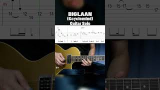 Biglaan 6cyclemind guitar solo cover with tabs biglaan 6cyclemind guitarsolo guitrtabs shorts [upl. by Enilehcim]