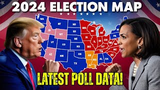 UPDATED 2024 Election Map Breaking Down the Latest Poll Data Across All States [upl. by Boehmer351]