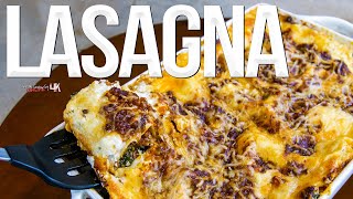 Lasagna Recipe and the Best Bolognese Sauce  SAM THE COOKING GUY 4K [upl. by Naomi599]