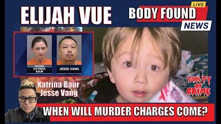 ELIJAH VUE Body Found Charges Filed in his Death livenews [upl. by Combes]