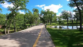 GoPro 8K Virtual Run  Scotia Street and Kildonan Park Winnipeg MB Canada 071724 [upl. by Cesya949]