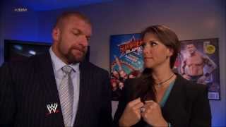 StephHHHVince  Raw July 29 2013 [upl. by Eissert796]