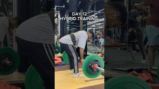 DAY12 HYBRID TRAINING youtubeshorts hybrid motivation food yoga [upl. by Abeh]