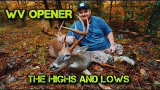 WV Opening day 2024 SELF FILMED THE HIGHS AND LOWS OF BOWHUNTING [upl. by Treblig764]