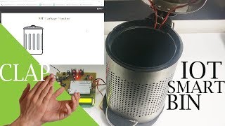 Smart Dustbin With IOT Notifications [upl. by Ij394]