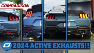 Sound Comparison of EVERY 2024 Mustang Active Exhaust Weve Installed mustang exhaust [upl. by Abate117]