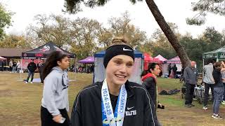 Santiagos Rylee Blade wins 2024 CIFState Girls Division 1 cross country title [upl. by Alejandra]