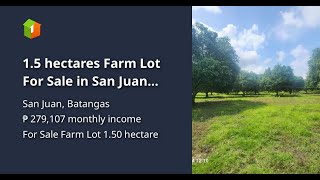 15 hectares Farm Lot For Sale in San Juan Batangas [upl. by Hannah]