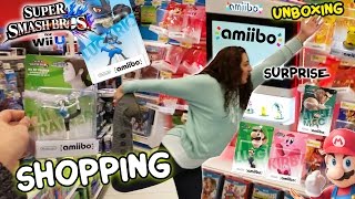 Amiibo Shopping w FGTEEV Mom amp Chase Surprise  Unboxing Super Smash Bros 4 WiiU  Wave 1 [upl. by Sumaes652]