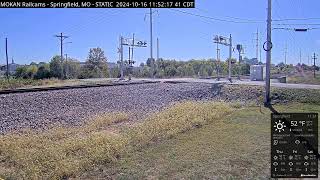 MOKAN Railcams Springfield Missouri BNSF Thayer North Subdivision MP 20470 RECURRENT STREAM [upl. by Mistrot]