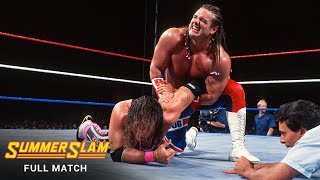 FULL MATCH  Bret Hart vs British Bulldog  Intercontinental Title Match SummerSlam 1992 [upl. by Ellenaj663]