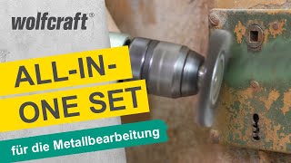 wolfcraft Metallbearbeitungs Set ArtNr 5641000 [upl. by Eeliak]