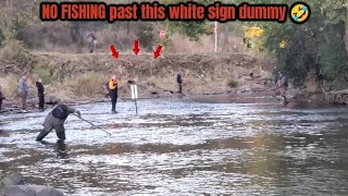 Illinois Resident Shows Up at a Wisconsin River With His Net 🤣 [upl. by Ocicnarf]