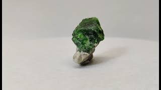 Chrome Diopside on feldspar from pegmatite vein 2 [upl. by Olatha948]