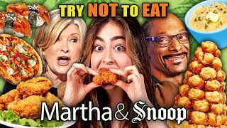 Stoners Try Not To Eat  Snoop amp Marthas Best Recipes Fried Chicken Croquembouche Unagi Sushi [upl. by Fortunato667]