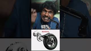 Which is Better Chain Drive🆚Belt Drive🆚Shaft Drive💥இப்படியுமா இருக்கு😳chainbeltshaftdrivebike [upl. by Gottwald281]