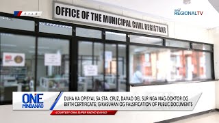 One Mindanao Duha ka opisyal sa Sta Cruz Davao del Sur gipasakaan na og kaso [upl. by Eniliuqcaj667]