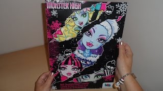 24 X SURPRISE CHOCOLATE OPENINGS OF MONSTER HIGH CHRISTMAS ADVENT CALENDAR [upl. by Hachman105]