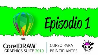 ✅CURSO de CORELDRAW 2019 ✏️Capitulo 1 Área de trabajo  Paleta de Colores  Herramientas básicas [upl. by Nitsir]