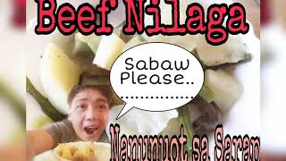 HOW TO COOK NILAGANG BAKA II BEEF SIMPLE RECIPE II BAGAY SA MALAMIG NA SEASONII All day daddy [upl. by Lehcyar]