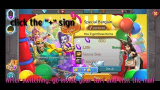 Lords Mobile How to purchase using diamonds [upl. by Naimad]