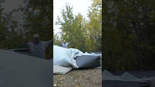 How Family selfinflating air tent set up in 3 seconds camping familytime shorts [upl. by Ferwerda]