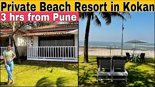 Private beach resort in Kokan  Diveagar’s Private Beach Resort  Best Beach Resort Pune  Sea View [upl. by Zena664]