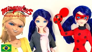 Aventuras de Ladybug Coleção Bonecas Miraculous Episódio Completo Portugues Español [upl. by Maxa]