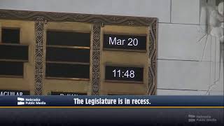 Nebraska Legislature  032024  Morning Session [upl. by Pickering]