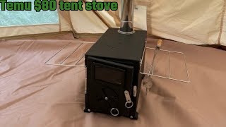 Temu Tent Stove Is It Worth The Hype [upl. by Balf]