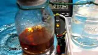 Distillation of Cola 2 Electric hotplate Elektrische Heizpl [upl. by Ailyt]