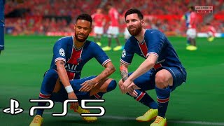 FIFA 22 PS5  Manchester United vs Paris Saint Germain  PS5 Gameplay [upl. by Pouncey]