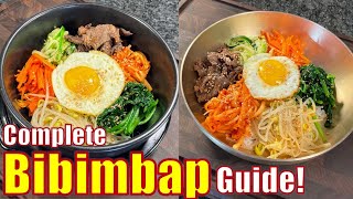 How to Make Healthy Korean Dolsot bibimbap amp Bibimbap  돌솥비빔밥 [upl. by Aed]