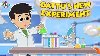 Gattus new experiment  Gattu in Science Lab  Animated Stories  English Cartoon  PunToon Kids [upl. by Anthiathia]